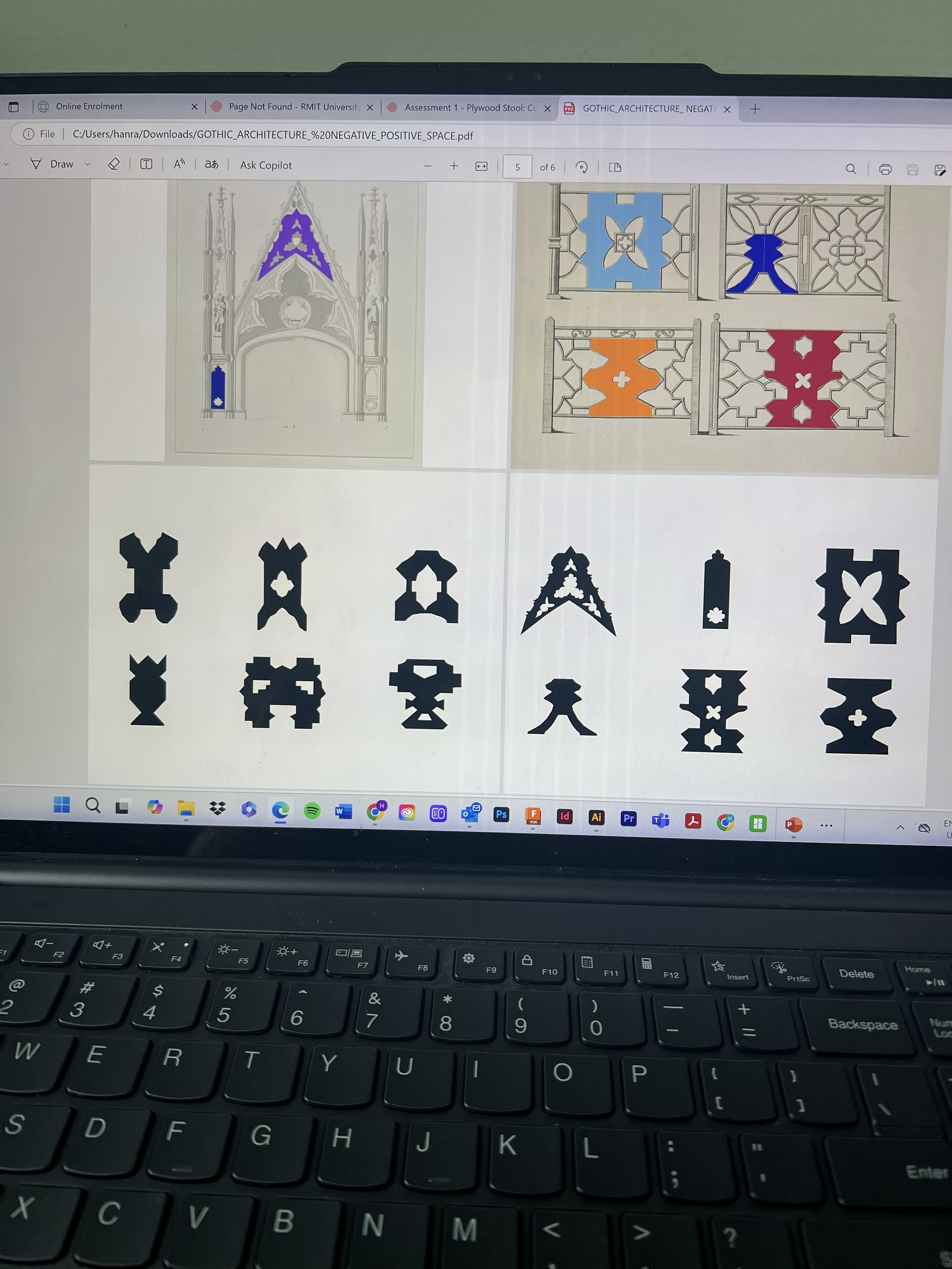 Gothic Stool Image 4